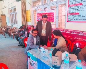 नशा निवारण अभियान के तहत बहुविशेषज्ञ चिकित्सा शिविर आयोजित