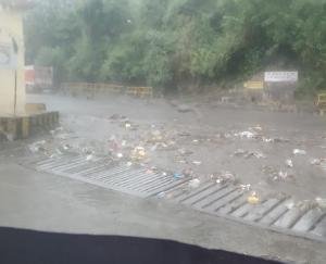 Dirt spread everywhere in Rauri Panchayat