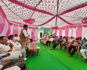 MLA listened to villagers' problems