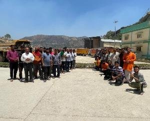 investigation of the members of the Mining Area Land Loser Society reached on the 5th day