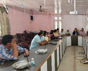  Zilla Parishad Staff Officers Union Division Ani held a meeting