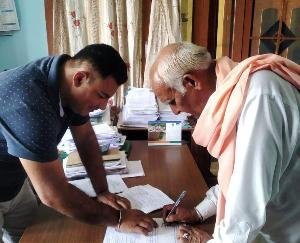 5701 applications came in the district for getting old age pension at the age of 60 years.