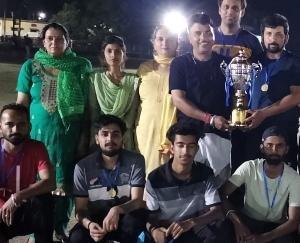 The team of Sujanpur was the winner of the night cricket tournament