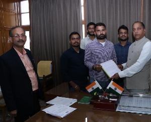 Delegation of Gram Sevak Sangh meets Chief Minister