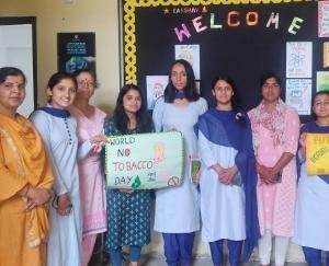 No Tobacco Day celebrated in Lakshya Convent School