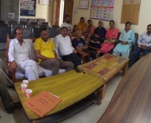 Organized education dialogue in Dhundan