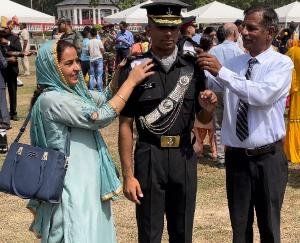 Ketan Patial took oath to die on defense of the country's border