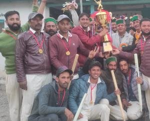 Star XI Club Dooni became the winner of the cricket competition held in Ropa