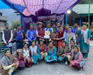 Women's troupe Chhota Kamba won the cultural competition
