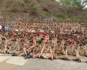 Cadets from different schools participated in different activities of the camp