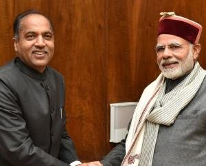 Jairam's political chariot in Himachal handed over to PM Modi