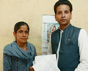 Tinko Devi wandering from door to door to get justice