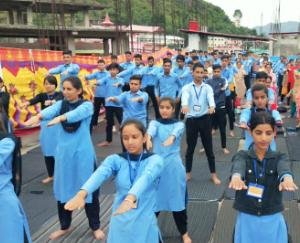 World Yag camp organized in the courtyard of Sedi