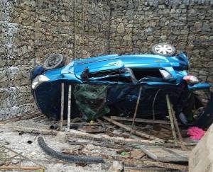 Car accident near Bajaura Fourlane Bridge, one dead