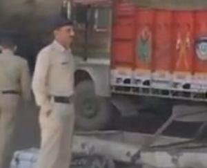 young man was hit by a truck in Manali this morning