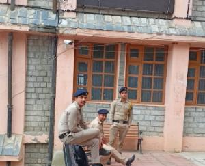 Written examination of police constable recruitment held amidst tight security in college