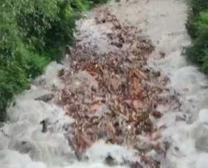Heavy damage due to cloudburst in Gadsa Valley