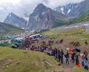 Amarnath Yatra started again, new batch of pilgrims reached Pahalgam