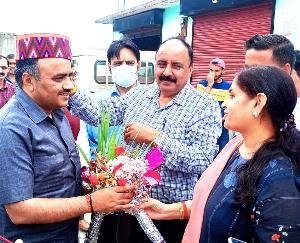 Health Minister Rajiv Saijal got a new head at Dev Mool Manhunag temple of Karsog.