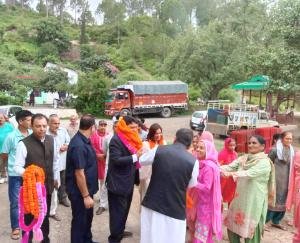 MLA Dhaniram Shandil became active regarding the upcoming elections, getting public support