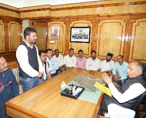 Delegation of New Pension Scheme Employees Union met Chief Minister