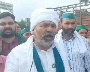 Rakesh Tikait was detained by Delhi Police and released on UP border