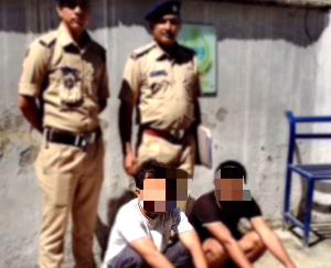 Police arrested two Haryana youths with 43 grams of heroin/chitta