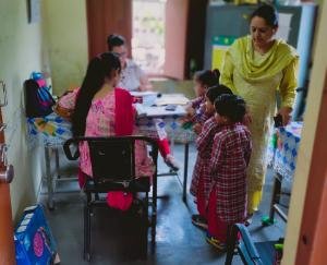 Special Aadhar card camp organized in Panchayat Saryanj