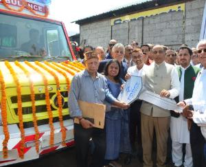 CM lays foundation stone of Amba Prasad Rotary Charitable Eye Hospital in Sundernagar