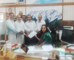 memorandum to the Deputy Commissioner regarding All India Harijan League branch Arki problem