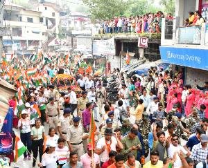 Chief Minister inaugurated and laid foundation stones of 39 developmental projects worth 370 crores in the area