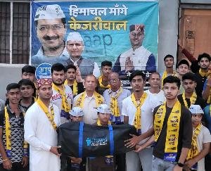 A better sports center will be built in Nadaun when AAP government comes- Shanky Thukral