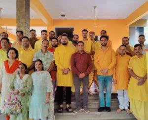 Dehra: Blood donation camp organized in Baglamukhi temple
