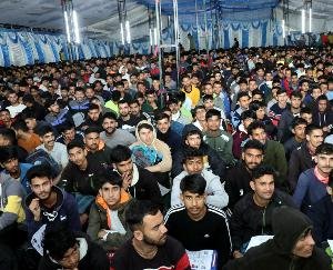 905 candidates participated in the Rally for Agniveer Technical / Tradesman Trade