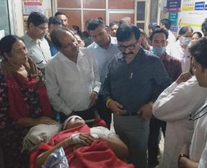 Education Minister Govind Singh Thakur inquired about the well being of the injured tourists