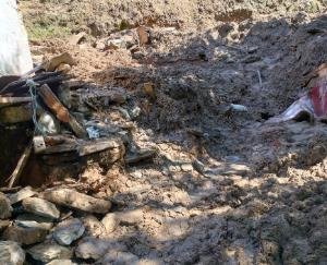 Five including four children died, one injured due to landslide