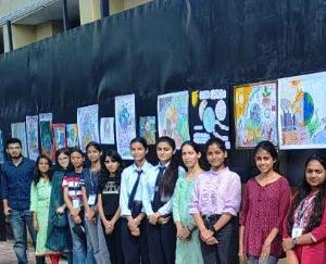 Poster making competition organized on the topic of Global Warming held at MCM DAV College
