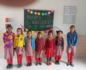 Children's day celebrated with pomp in Ladhiani Primary School