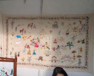 Shimla: Chambayali handkerchief became center of attraction and thanga painting depicting Buddhism