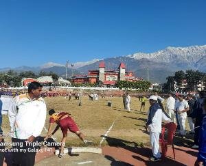 Under-14 state level sports competition athletics, yoga and chess started