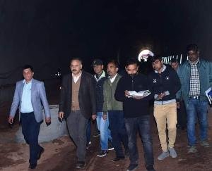 Deputy Commissioner reviewed the construction works of Kiratpur Nerchowk Fourlane