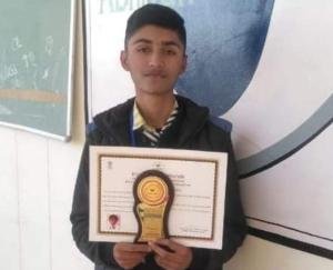 Science model of Tyamal Vidyalaya student Varun Kumar selected at state level