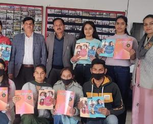 Distribution of books under skill development program in Ghumarwin College