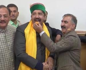 State's first Deputy Chief Minister Mukesh Agnihotri took charge in the state secretariat