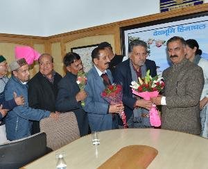 Delegation of Pensioners Welfare Association met the Chief Minister