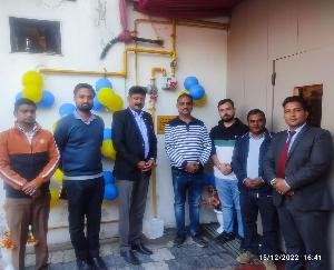 Una: Fuel will be available from gas pipeline in Dayal Hotel, Bharat Petroleum officer Gaurav inaugurated