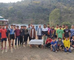 The head of Gram Panchayat Dhar-Totoh praised the works of Shiv Shakti Yuvak Mandal