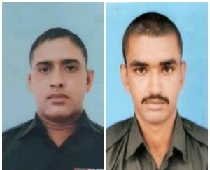 Two Himachal soldiers posted in the Indian Army were martyred after being hit by a glacier in Kupwara.