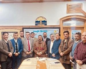 Delegation of Hinduja Group met the Chief Minister