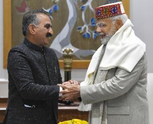  CM Sukhwinder Singh Sukhu met Prime Minister Modi